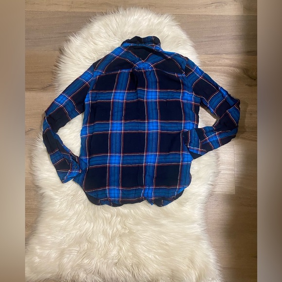 Rails Women’s Hunter Plaid Button Down Long Sleeve Shirt - Picture 3 of 5